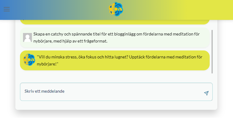 Skriv titel med ChatGPT